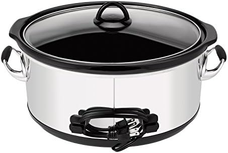 Crock-Pot 7 Quart Programmable Slow Cooker – Polished Platinum B23C B33B