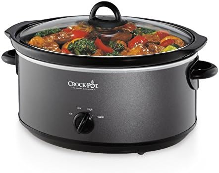 Crock-Pot 7 Quart Slow Cooker – Charcoal B09S B30H