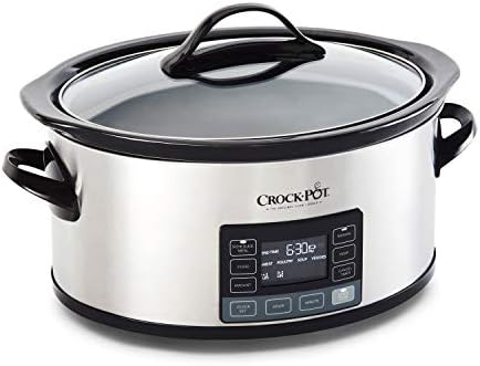 Crock-Pot MyTime 6 Quart Programmable Slow Cooker B08Q
