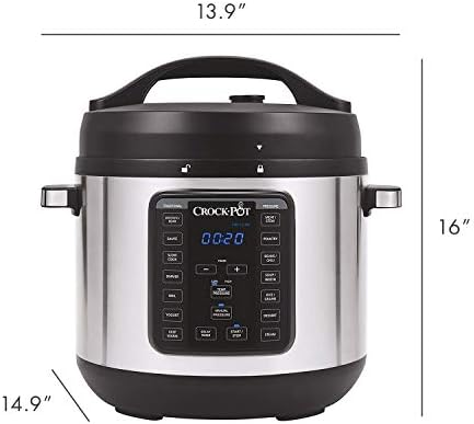 Crock-Pot 8 Quart Express Crock Multi-Use Pressure Cooker B05E
