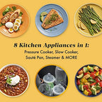 Crock-Pot 8 Quart Express Crock Multi-Use Pressure Cooker B05E