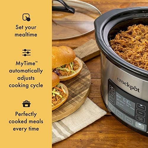Crock-Pot MyTime 6 Quart Programmable Slow Cooker B08Q