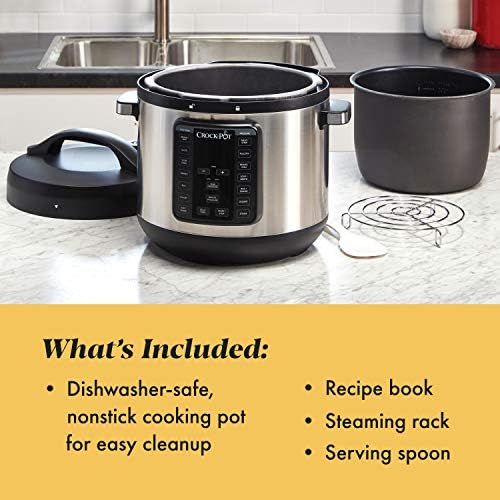 Crock-Pot 8 Quart Express Crock Multi-Use Pressure Cooker B05E