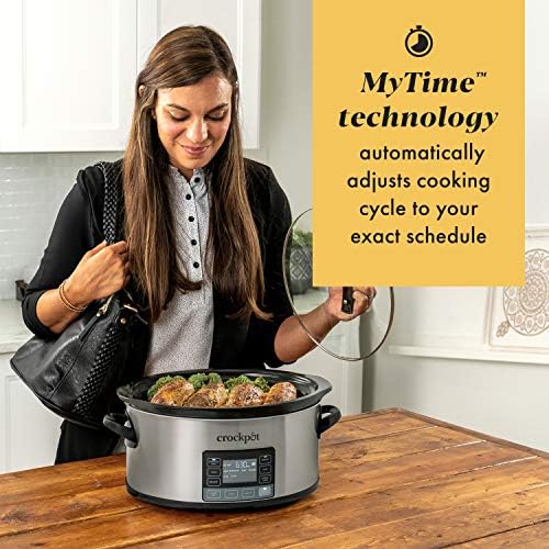 Crock-Pot MyTime 6 Quart Programmable Slow Cooker B08Q